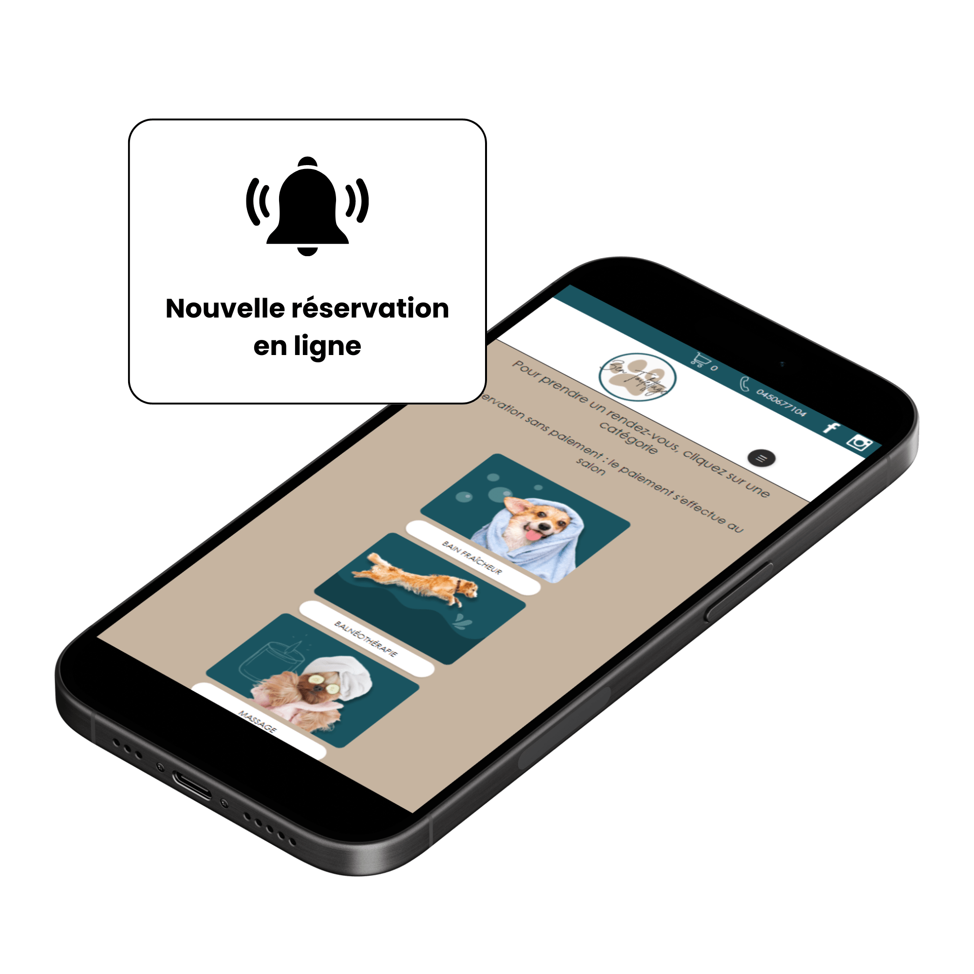 Réservation en ligne pour toiletteur - Easybel Toilettage